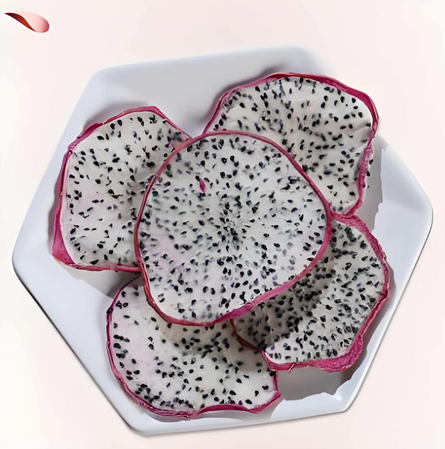 Dried white pitaya slice
